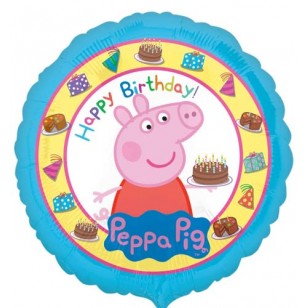 Peppa Pig Birthday Cake Balloon
